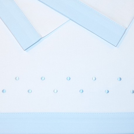 Sabanitas 3 piezas Bodoque Celeste - mibebestore