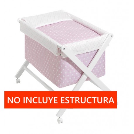 Vestidura Estrellas Rosa mibebestore