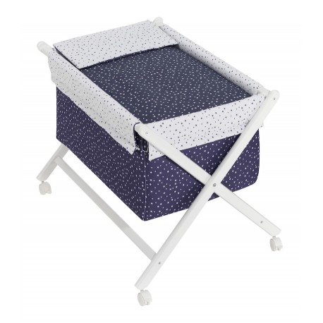 Minicuna tijeras Estrellitas gris Mibebestore