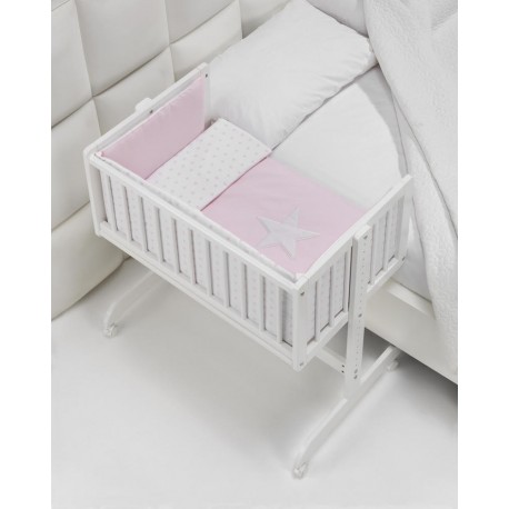 Minicuna de Colecho mibebestore - Estrella Rosa