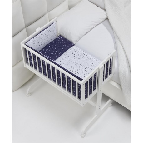 Minicuna de Colecho mibebestore - Estrellitas Gris