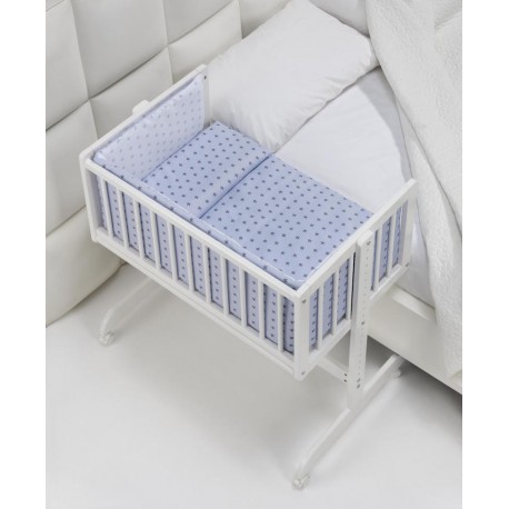 Minicuna de Colecho mibebestore - Estrellitas Rosa