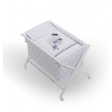 Minicuna tijeras plegable Amoroso Rosa - mibebestore 