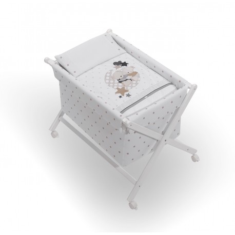 Minicuna tijeras plegable Amoroso Azul - mibebestore 