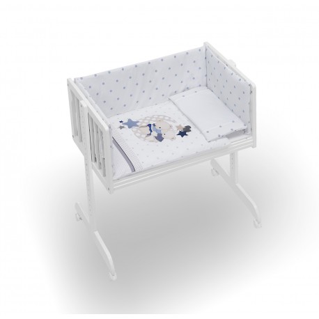 Minicuna de Colecho mibebestore - Estrellitas Azul