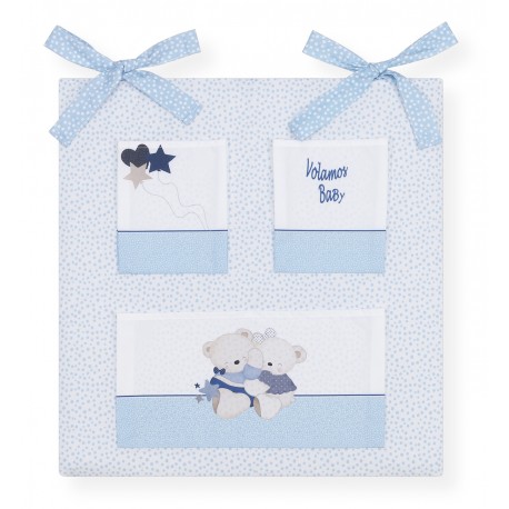 Bolsillero Cuna Interbaby -  volamos rosa