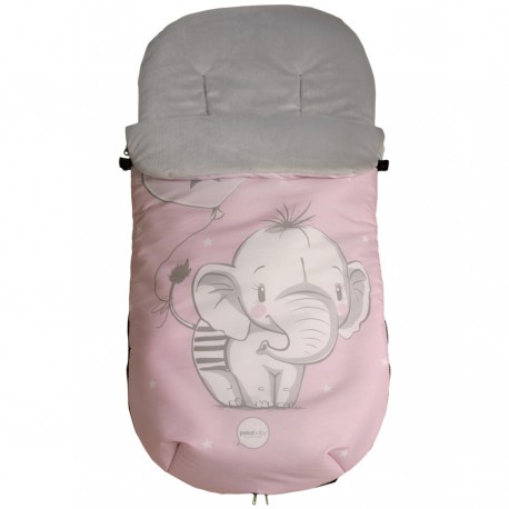 Saco de Entretiempo De Paseo mibebestore (Universal - Bugaboo - MacLaren) Modelo 149 Elefantino Azul