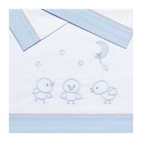 Sabanitas de franela -  Modelo Chicks Rosa