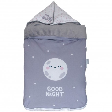 Saco Entretiempo Cuco Capucha mibebestore-modelo Coello Gris