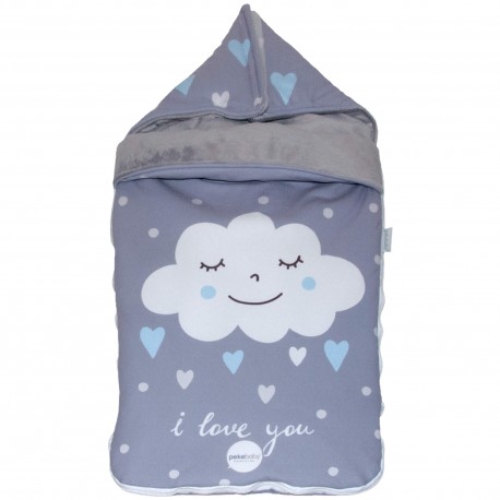 Saco Entretiempo Cuco Capucha mibebestore-modelo  Be Happy