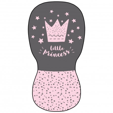 Colchoneta Silla  Paseo Universal Transpirable  Modelo Little Crown Azul