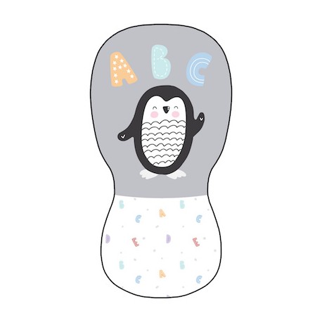 Colchoneta Silla  Paseo Universal Transpirable  Modelo Little Crown Rosa