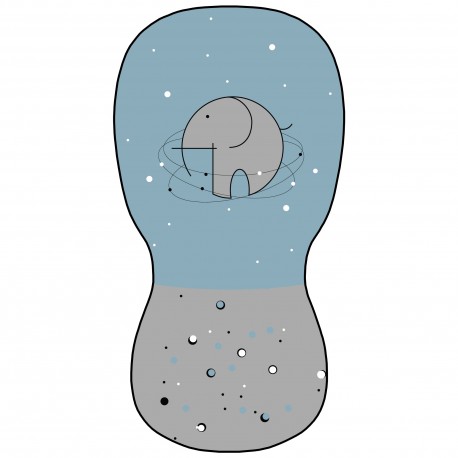 Colchoneta Silla  Paseo Universal Transpirable  Modelo Hello Moon