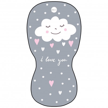 Colchoneta Silla  Paseo Universal Transpirable  Modelo Good Night Rosa