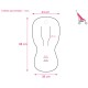Colchoneta Silla  Paseo Universal Transpirable  Modelo Good Night Rosa