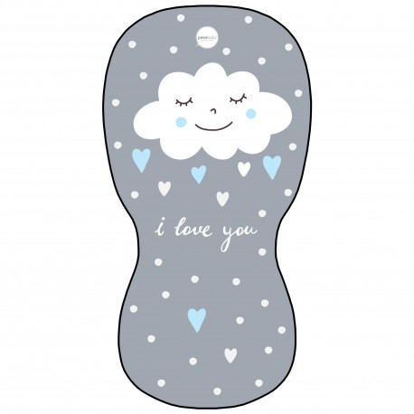 Colchoneta Silla  Paseo Universal Transpirable  Modelo Novula Rosa