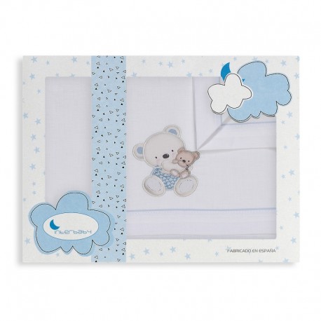 Triptico sabanitas Classic Chupetes Beige