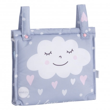 Talega Impermeable Mibebestore-Modelo Nuvola Azul