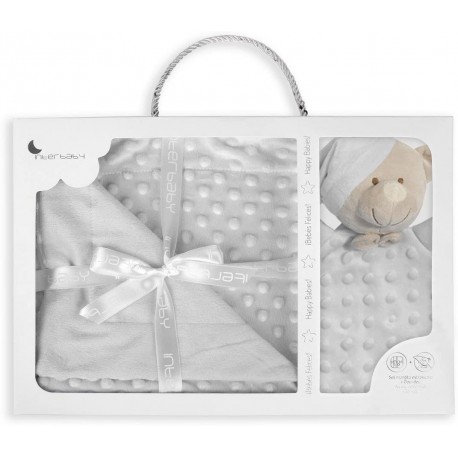 Manta Burbuja y Dou Dou Azul- mibebestore