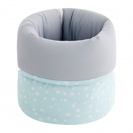 Cesta redonda acolchada - Modelo Hello Penguin