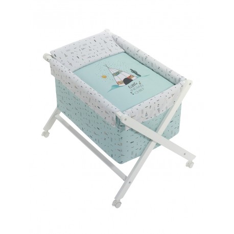 DON ALGODON Minicuna tijeras  Mibebestore - Tipi Rosa