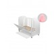 Cuna Lovely Premium con REGALO lampara quitamiedos  dino blanco