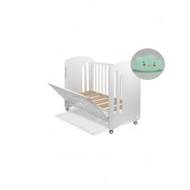 Cuna Lovely Premium con REGALO lampara quitamiedos  estrella azul