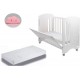 Cuna Lovely Premium + colchón con REGALO lampara quitamiedos  unicornio blanco
