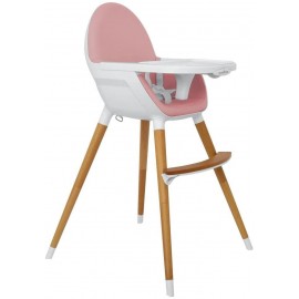 Trona Madera 2 en 1 Diseño Anatómico y Minimalista Rosa