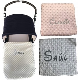 Manta Personalizada con nombre bordado - Baby Shower